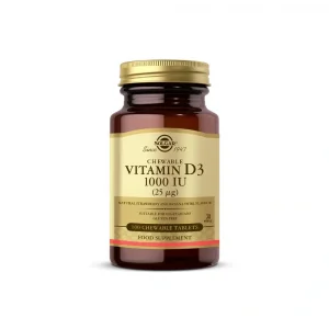 Solgar Vitamin D3 Cheaweble 1000 IU 100 Tablet