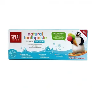 Splat Kids Meyveli Dondurma Tadında 2-6 Yaş Arası Doğal Diş Macunu 50 ml