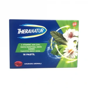 Theranatur Ahududu Aromalı Pastil 16lı