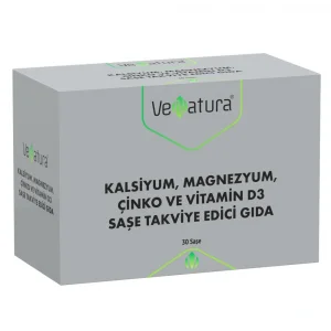 Venatura Kalsiyum Magnezyum Çinko ve Vitamin D3 30 Saşe