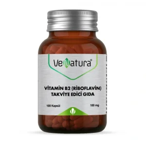 Venatura Vitamin B2 Riboflavin 100 mg 100 Kapsül