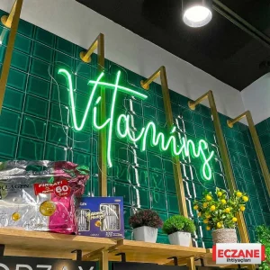 Vitamins led neon tabela