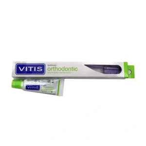 Vitis Orthodontic Diş Fırçası + 15 ml Diş Macunu