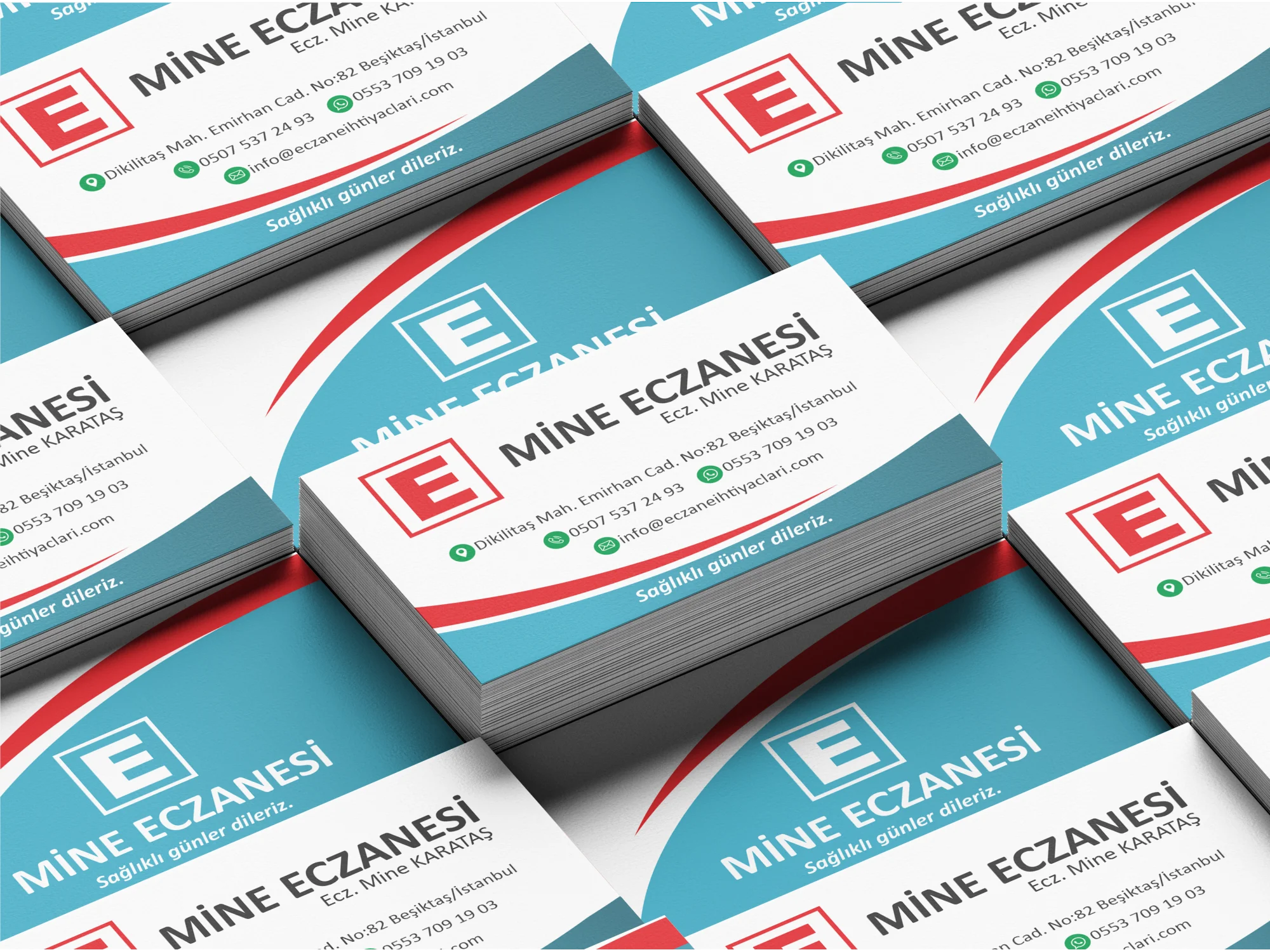 Eczane Kartvizit No:77 1000 Adet