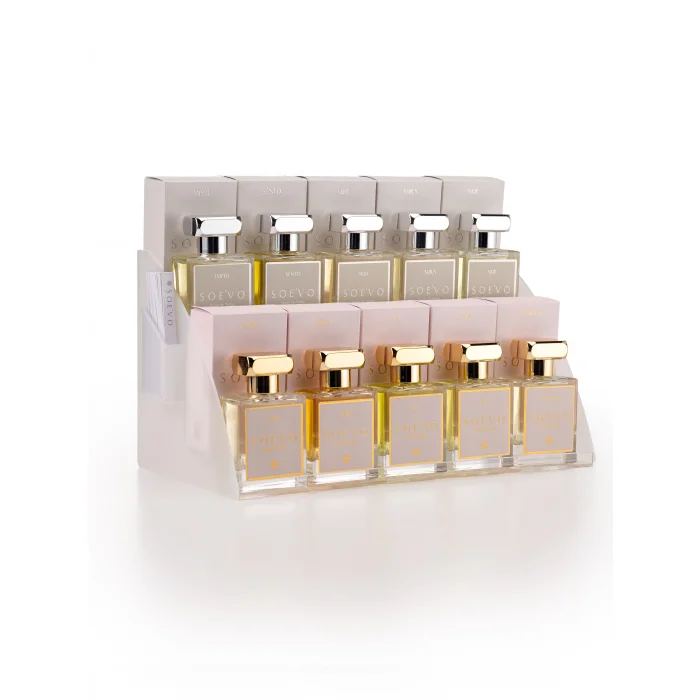 Soevo Parfüm Stand 30 Adet + 10 Adet Tester Hediye