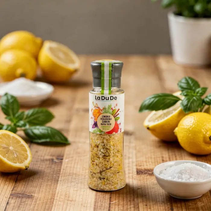 Limonlu Fesleğenli Çankırı Kaya Tuzu