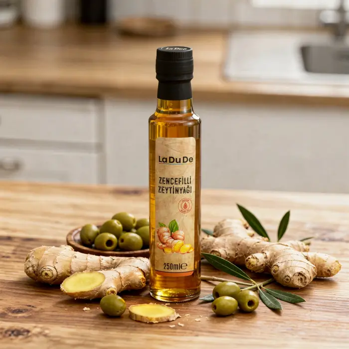 Zencefilli Zeytinyağı
