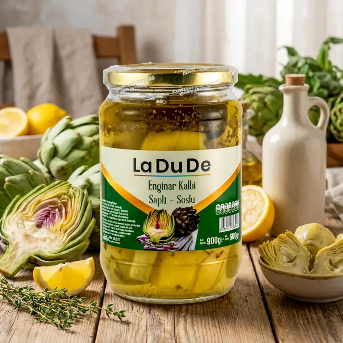 Enginar Kalbi Saplı Soslu