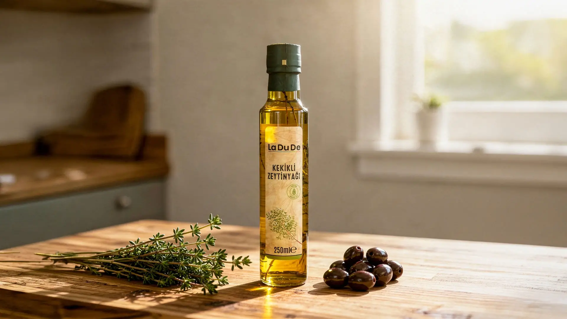 Kekikli Zeytin Yağı