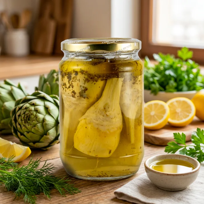 Enginar Kalbi Saplı Soslu