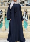 Abaya Takım Lacivert
