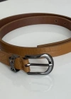 Taba Füme Metal Tokalı Kemer