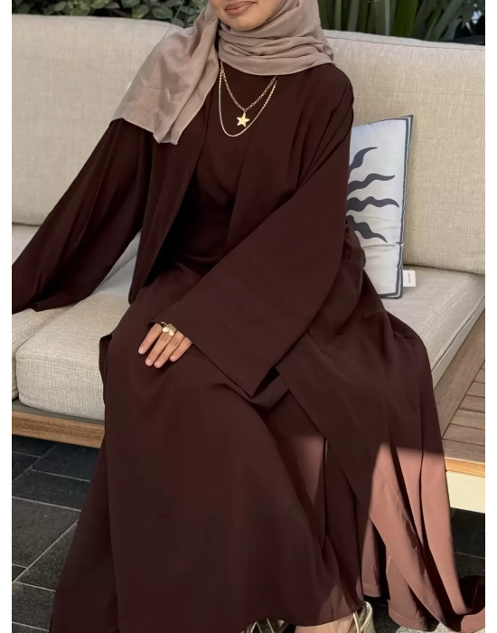 Abaya Takım Acı Kahve