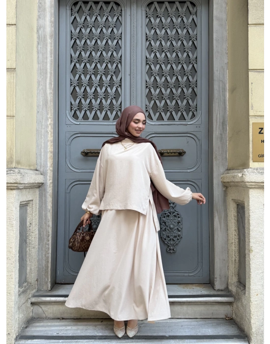 Asel Takım |Bluz Etek Takım