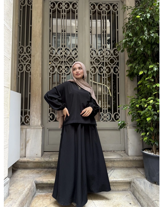 Asel Takım | Bluz Etek Takım