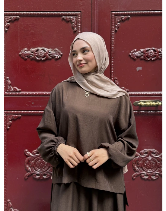 Asel Takım |Bluz Etek Takım