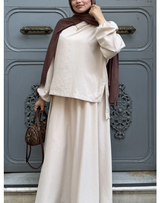 Asel Takım |Bluz Etek Takım