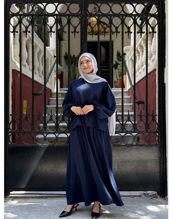 Asel Takım |Bluz Etek Takım