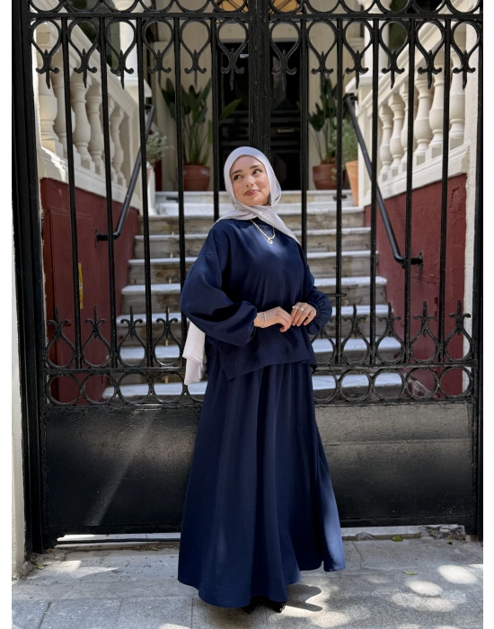 Asel Takım |Bluz Etek Takım