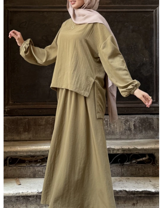 Asel Takım |Bluz Etek Takım