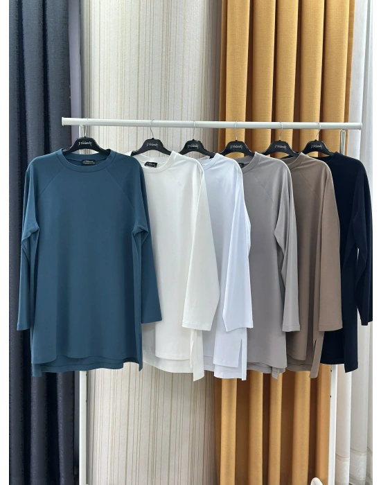 Reglan kol uzun kollu tişört