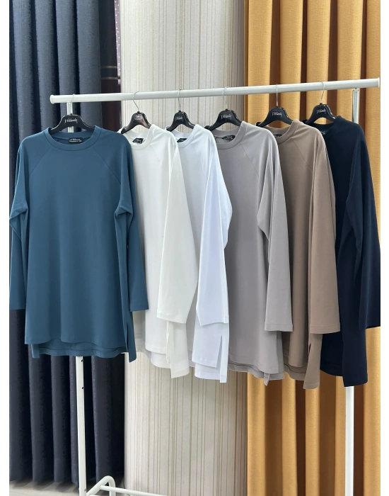 Reglan kol uzun kollu tişört