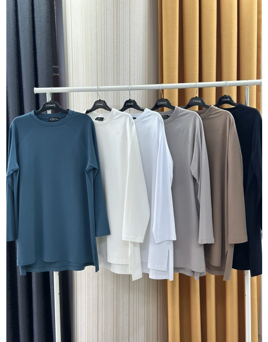 Reglan kol uzun kollu tişört