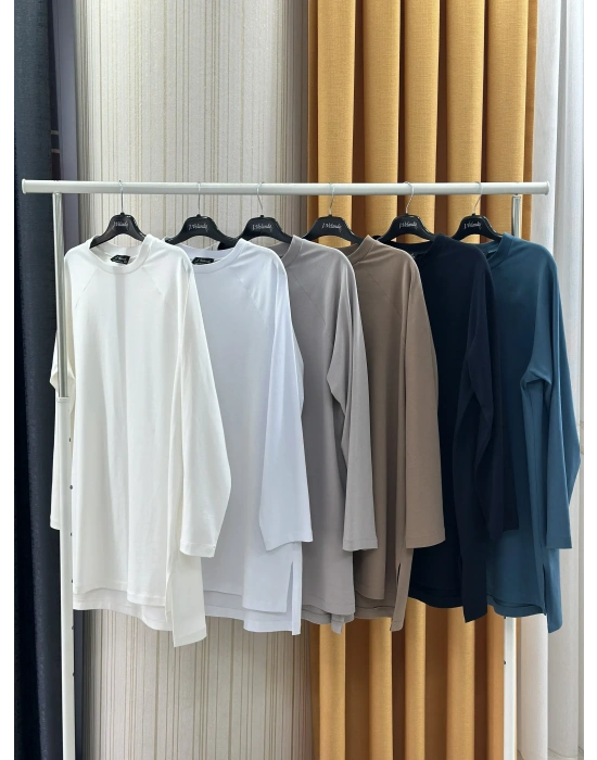 Reglan kol uzun kollu tişört