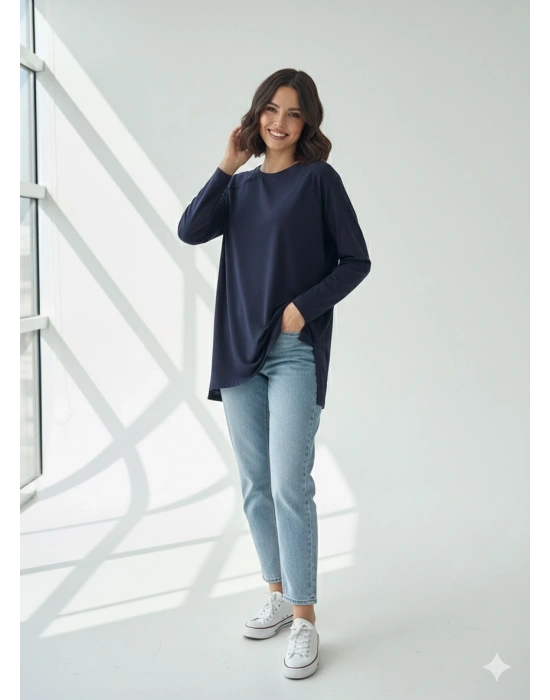 Reglan kol uzun kollu tişört