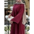 Abaya Takım Bordo