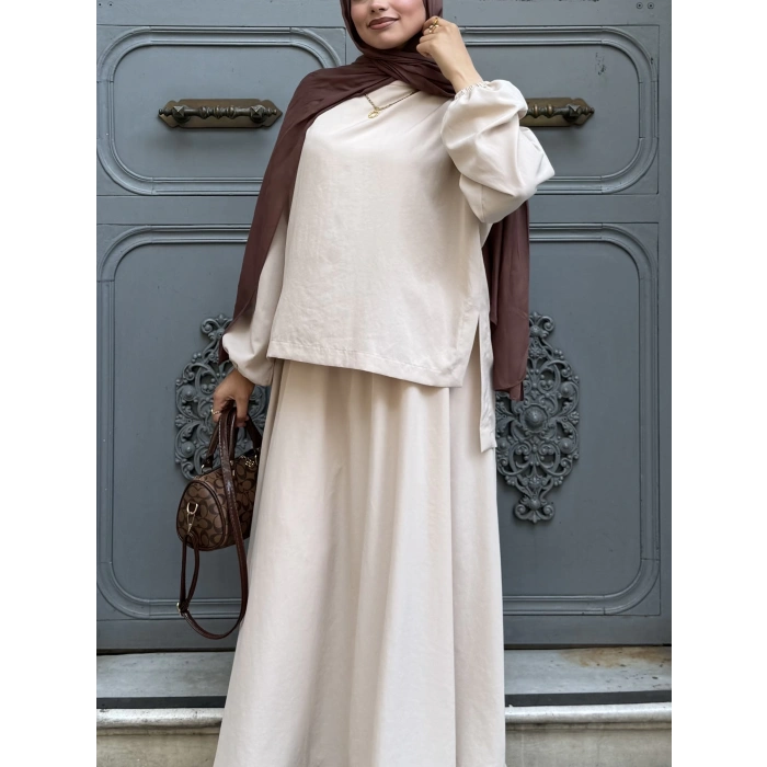 Asel Takım |Bluz Etek Takım