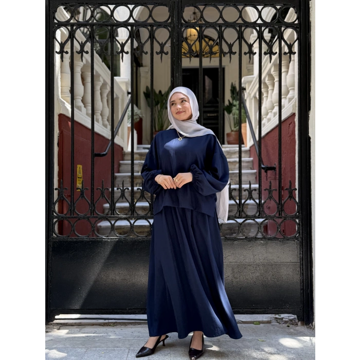 Asel Takım |Bluz Etek Takım