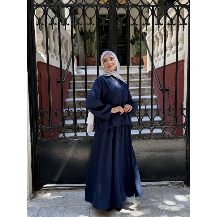 Asel Takım |Bluz Etek Takım