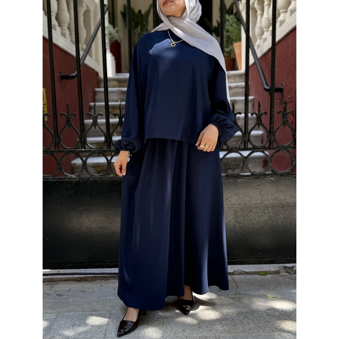 Asel Takım |Bluz Etek Takım