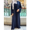 Abaya Takım Lacivert
