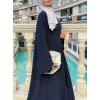 Abaya Takım Lacivert