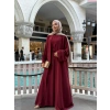 Abaya Takım Bordo