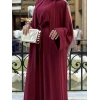 Abaya Takım Bordo
