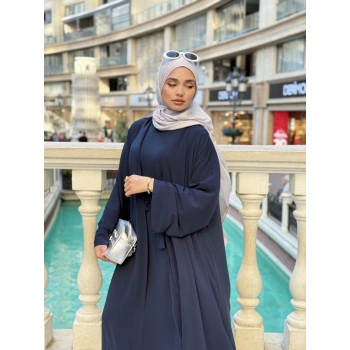 Abaya Takım Lacivert