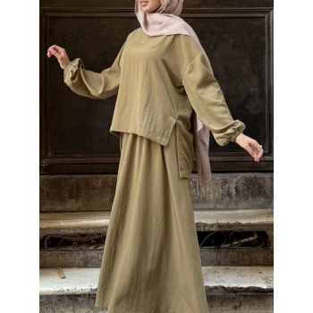 Asel Takım |Bluz Etek Takım