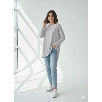 Reglan kol uzun kollu tişört