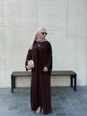 Abaya Takım Acı Kahve