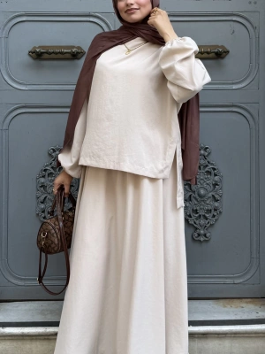 Asel Takım |Bluz Etek Takım