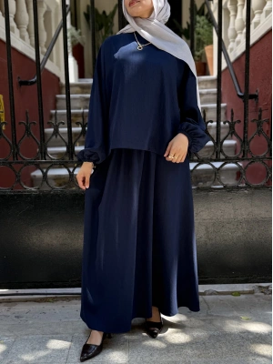 Asel Takım |Bluz Etek Takım