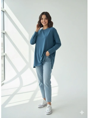 Reglan kol uzun kollu tişört