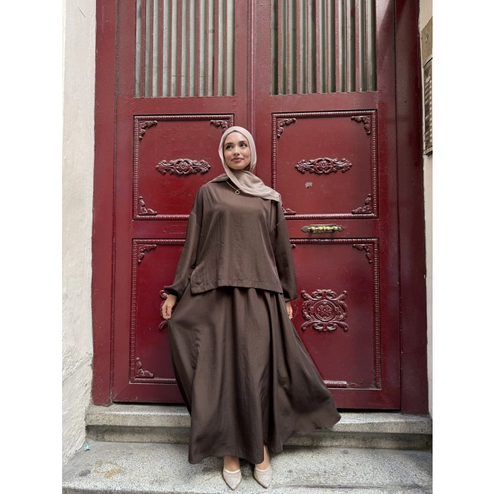 Asel Takım  |Bluz Etek Takım