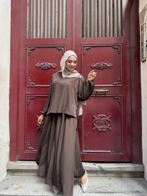 Asel Takım |Bluz Etek Takım