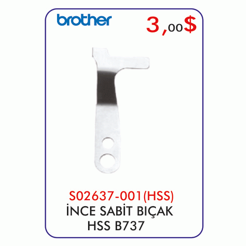 B737 Hss İnce Sabit Bıçak