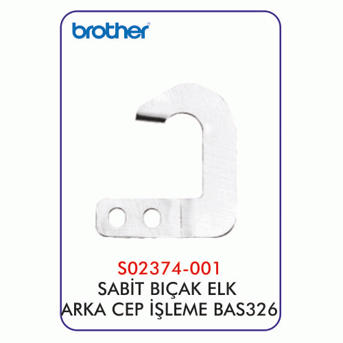 Bas326 Elektronik Arka Cep İşleme Sabit Bıçak