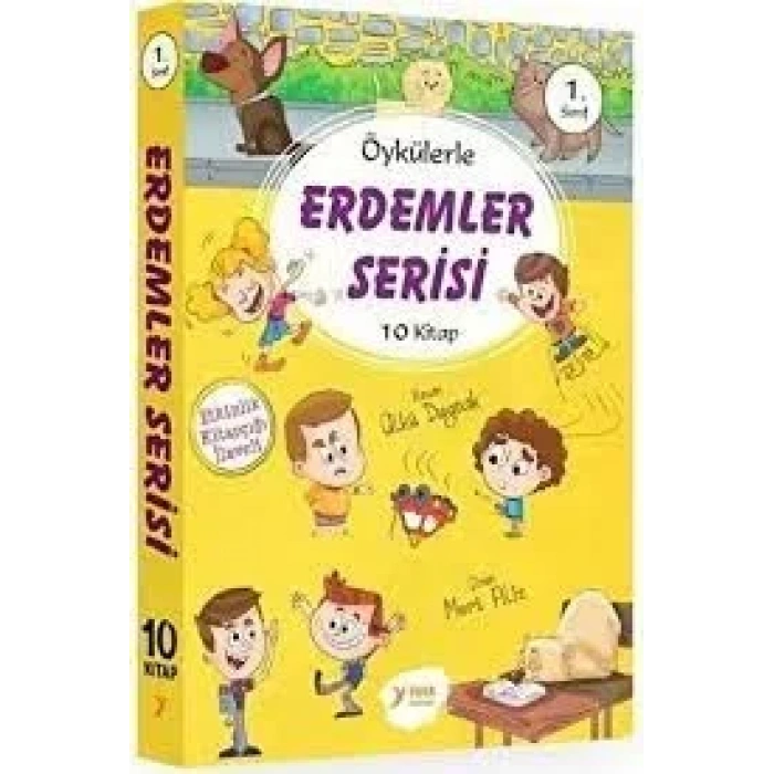 1. Sınıf Öykülerle Erdemler Serisi Seti (10 Kitap Takım)
